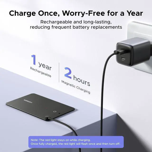 Alt view image 5 of 7 - FineTrack Slim S (Samsung Only) Wallet Tracker Card, 1-Year Rechargeable Bluetooth Tracker Card Finder Work with Samsung SmartThings APP for Galaxy S25/S24/S23 Ultra -1.7mm & IP68 Waterproof