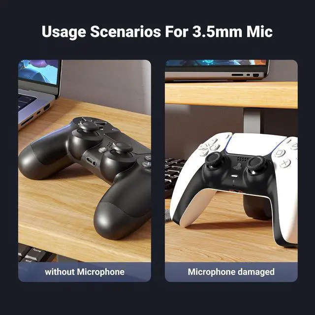 Alt view image 6 of 7 - UGREEN Bluetooth 5.3 Adapter for PS4 PS5 USB Audio Transmitter APTX Connecting Bluetooth Headphones to PS5, PS4, Switch, PC, Wireless Audio Adapter (Plug & Play)
