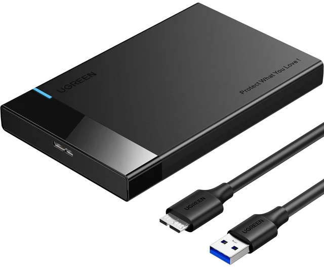 Main image of UGREEN 2.5" Hard Drive Enclosure USB 3.0 to SATA III Adapter,5Gbps