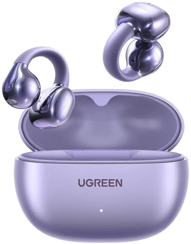 Main image of HiTune S3 Open Ear Earbuds Bluetooth 5.4 Clip On Wireless Headphones ENC Mic for Clear Calls 30H Playtime IPX5 Waterproof Earphones for Running Workout, Cyclists, Compatible with iPhone, Purple