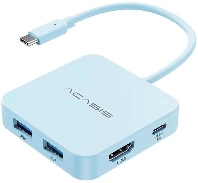 Main image of USB C Hub 10Gbps, Multiport Adapter with 4K 60Hz HDMI, 100W Power Delivery, 3 USB A3.1+1 USB-C 3.1 Data Port, USB to HDMI Adapter for MacBook, Dell, Lenovo, Surface, iPad PRO, XPS(Grey)