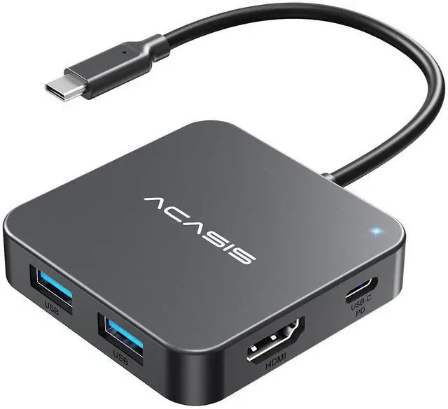 Main image of USB C to Dual HDMI DisplayLink Adapter, 4K@60Hz, 2 HDMI & 3 USB-A Ports, 100W PD Charging, USB C DisplayLink Docking Station for Mac M1/M2/M3/M4/M5/Neo/Windows,USB A/C to Dual Monitor Adapter