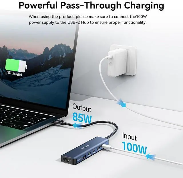 Alt view image 6 of 7 - 40Gbps Mac mini M1/M2/M2 Pro/2018 Intel Dock & Stand with NVMe SSD Enclosure, Aluminum Mac mini Hub, 4K60Hz HDMI, 2X10G USB A, 10G USB C, PD 30W, SD/TF 4.0, Desktop Space-Saving Workstation