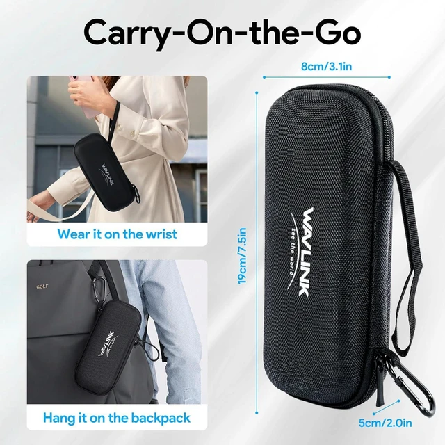 Alt view image 5 of 7 - Carrying Case, EVA Zipper Carrying Hard Case Cover for SSD Enclosure, Compatible with WL-UTE50, WL-UTE51, WL-ST401C, WL-ST406C, Travel Case Protective Cover Storage Bag