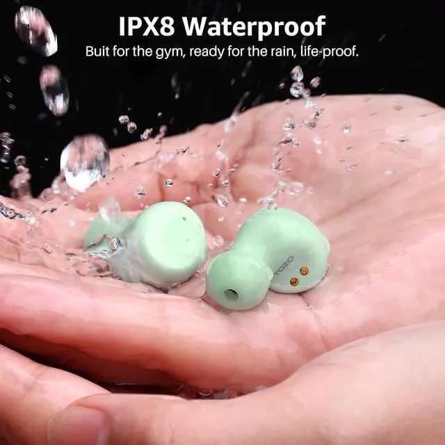 Alt view image 5 of 7 - T6 Wireless Earbuds, Bluetooth 5.3 Ear Buds, Stereo Sound in Ear Headphones, 50 Hours Playtime, Wireless Charging Case, APP Customizable EQs, IPX8 Waterproof Earphones