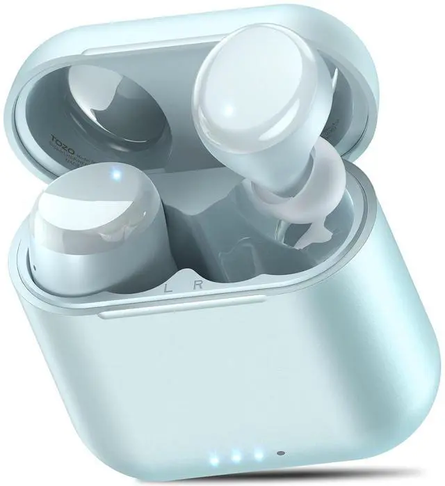 Main image of T6 Wireless Earbuds, Bluetooth 5.3 Ear Buds, Stereo Sound in Ear Headphones, 50 Hours Playtime, Wireless Charging Case, APP Customizable EQs, IPX8 Waterproof Earphones