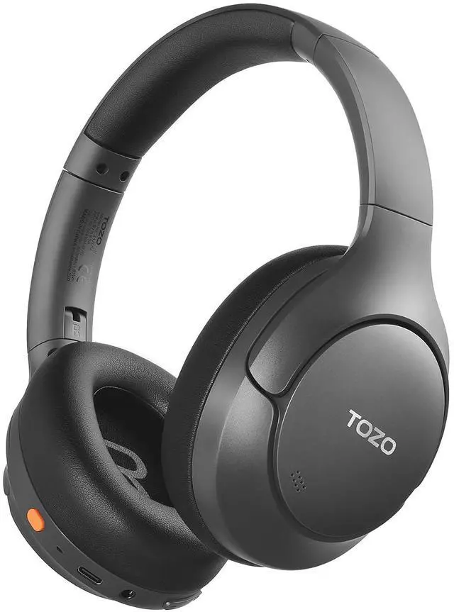 Main image of HT3 Hybrid Noise Cancelling Headphones, 90H Battery Life Wireless Over Ear Bluetooth 6.0 Foldable Headset, AI Voice Assistant with 5 Mics, Connect 2 Devices and Hi-Res Sound, 32 EQ Audio Presets