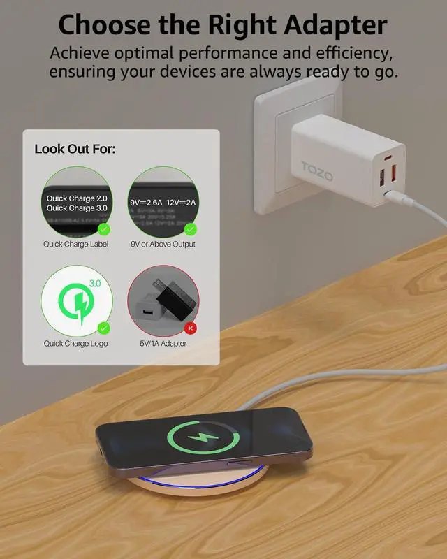 Alt view image 3 of 7 - W1 New Anti-Slip Aircraft-Grade Aluminum Wireless Charger 15W Max Fast Wireless Charging Pad Compatible with iPhone 17/17 Pro/17 Pro Max/Air/16/15/14/SE Series, Samsung Galaxy S25/S24/S23