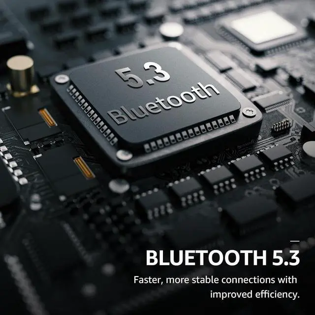 Alt view image 4 of 7 - E2 Wireless Earbuds with 2 Mics AI Call Noise Cancellation, 10mm Drivers with Powerful Bass, App Customize 32 EQs, 30H Playtime, Bluetooth 5.3 Ear Buds, Comfort Fit in-Ear Headphones