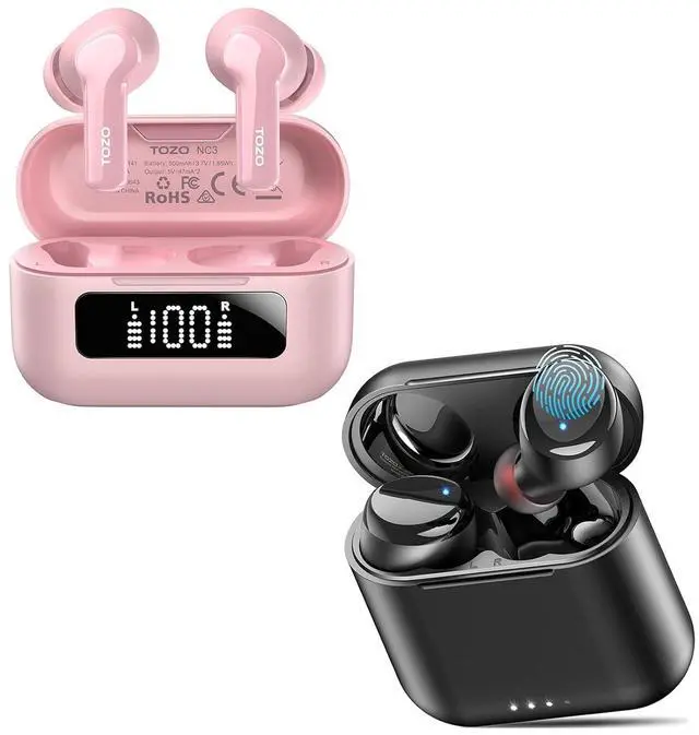 Main image of NC3 Hybrid Active Noise Cancelling Wireless Earbuds T6 Wireless Earbuds, Bluetooth Ear Buds