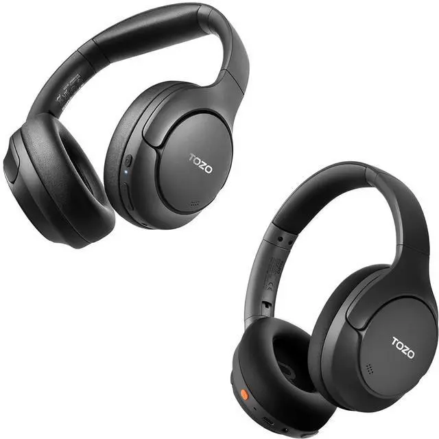 Main image of HT2 and HT3 Hybrid Active Noise Cancelling Headphones, Wireless Over Ear Bluetooth Headset