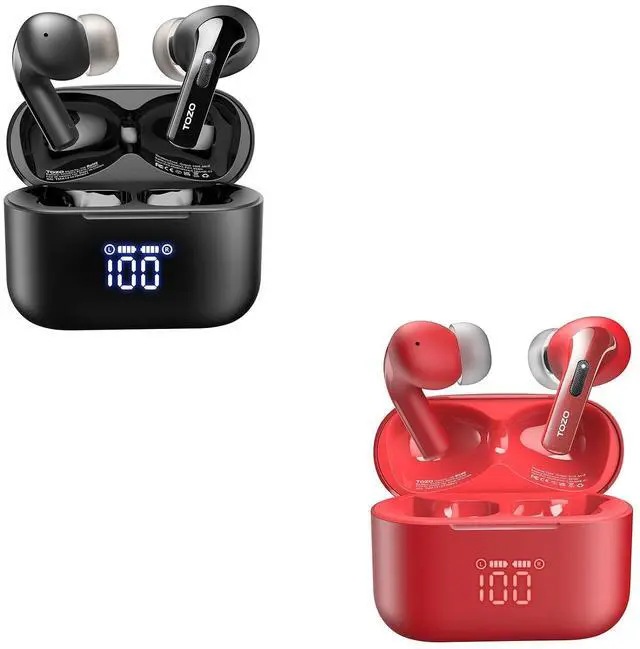 Main image of T20 Earbuds Black with T20 Dark Red