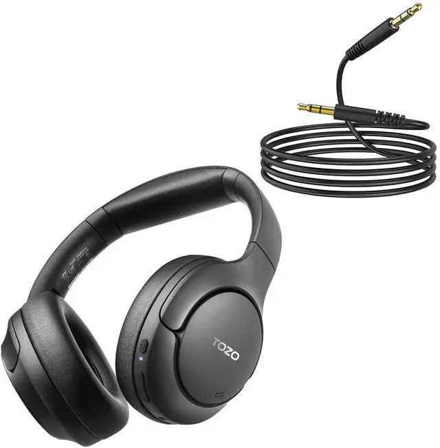 Main image of HT2 Hybrid Active Noise Cancelling Headphones + 3.5mm Audio Cable Aux Cable Compatible for Headphone Tablets