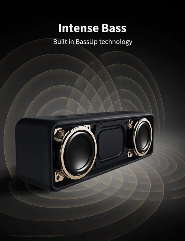 Alt view image 7 of 7 - Soundcore 2 Portable Bluetooth Speaker with Stereo Sound, Bluetooth 5, Bassup, IPX7 Waterproof, 24-Hour Playtime, Wireless, Speaker for Home, Outdoors, Travel