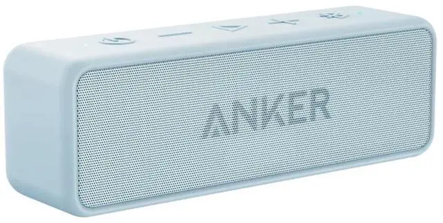 Main image of Soundcore 2 Portable Bluetooth Speaker with Stereo Sound, Bluetooth 5, Bassup, IPX7 Waterproof, 24-Hour Playtime, Wireless, Speaker for Home, Outdoors, Travel