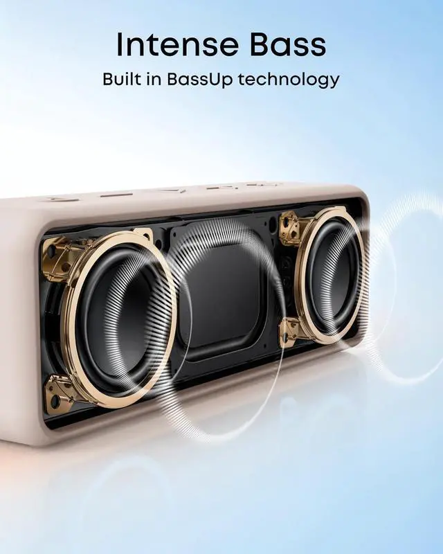 Alt view image 6 of 6 - Soundcore 2 Portable Bluetooth Speaker with Stereo Sound, Bluetooth 5, Bassup, IPX7 Waterproof, 24-Hour Playtime, Wireless, Speaker for Home, Outdoors, Travel