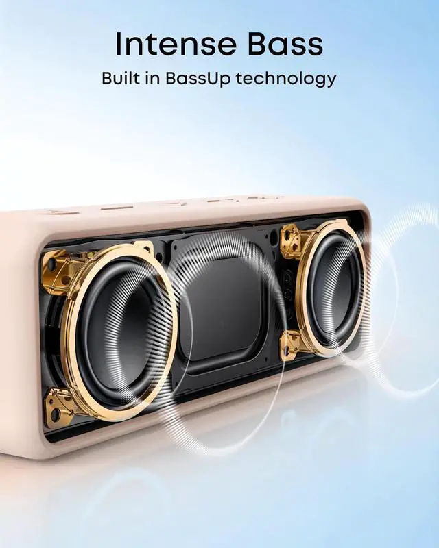 Alt view image 6 of 7 - Soundcore 2 Portable Bluetooth Speaker with Stereo Sound, Bluetooth 5, Bassup, IPX7 Waterproof, 24-Hour Playtime, Wireless, Speaker for Home, Outdoors, Travel