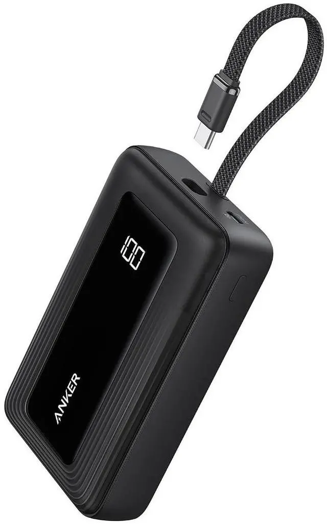 Main image of Zolo Power Bank, 20,000mAh 45W Max Fast Portable Charger with Built-in USB-C Cable, USB C&A, 40W Battery Pack for iPhone 17 Series, MacBook, Samsung, and More (Charger Not Included)