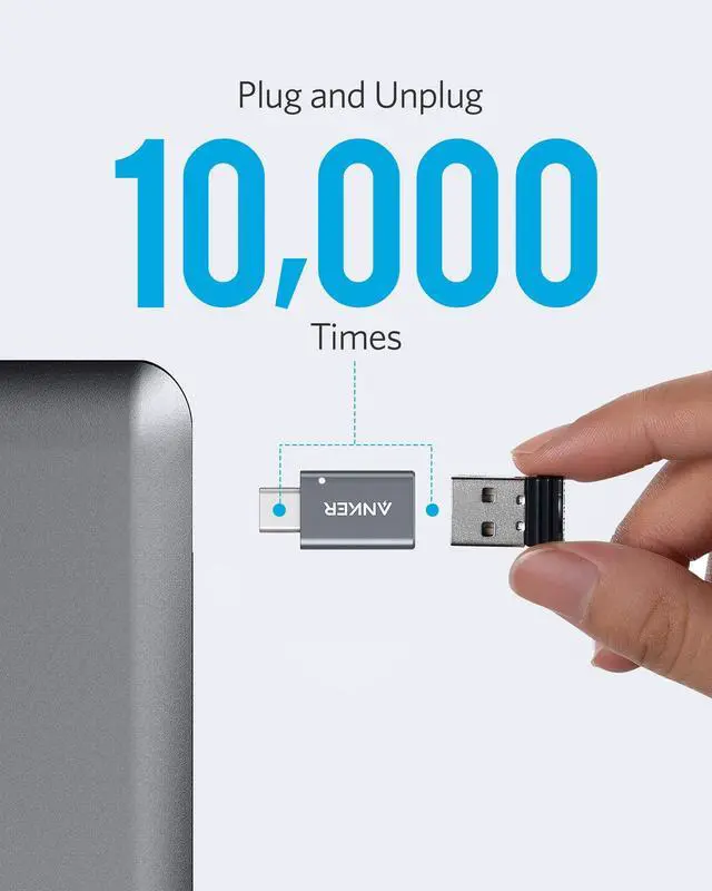 Alt view image 6 of 7 - USB C Adapter (2 Pack), USB C to USB Adapter High-Speed Data Transfer for MacBook Pro 2020, iPad Pro 2020, Samsung Notebook 9, Dell XPS and More Type C Devices