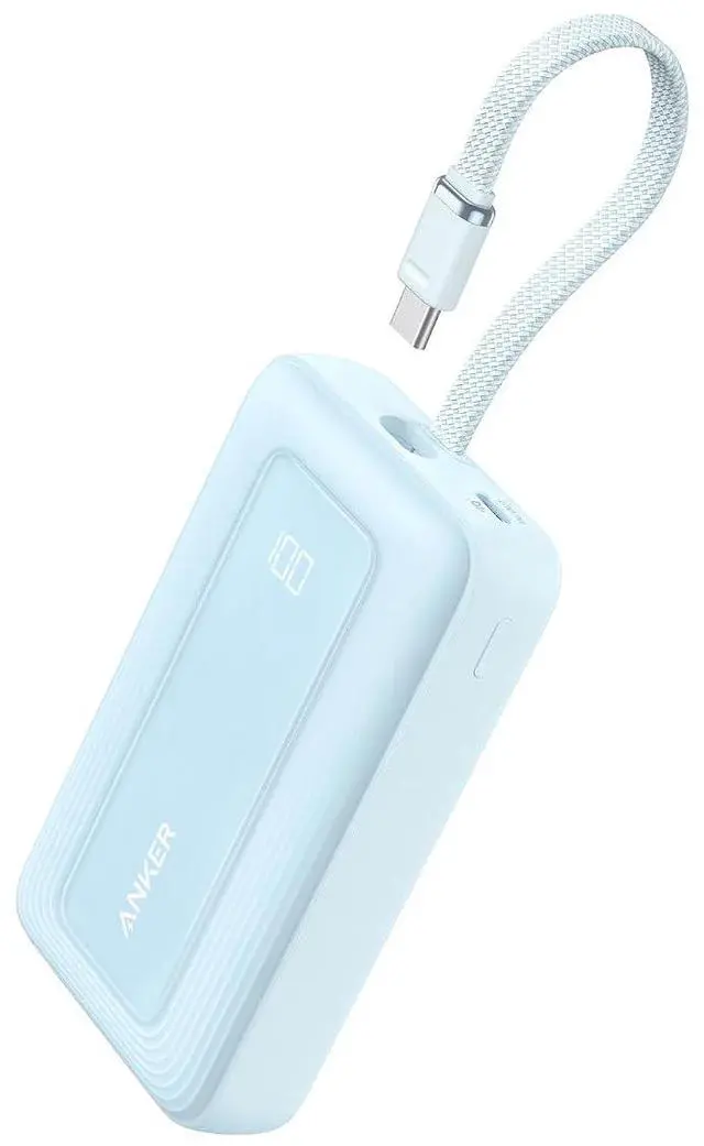 Main image of Portable Charger, 10,000mAh 30W Power Bank, USB-C in and Out Fast Charging Battery Pack, Travel Essential Phone Power Bank, for iPhone 17/16, Galaxy and More (Blue, 10000, Milliamp Hours)