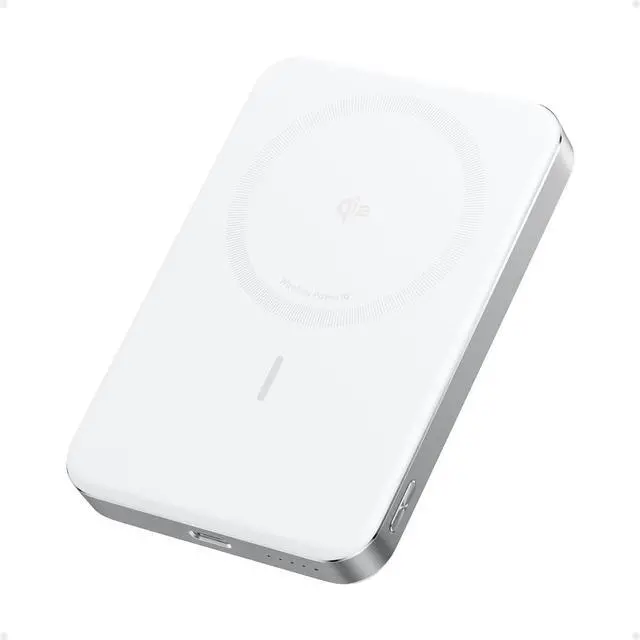 Main image of MagGo Power Bank, Slim 10,000mAh Magnetic Battery Pack, Qi2 Certified 15W Ultra-Fast MagSafe Compatible Portable Charger, Ergonomic Design, for iPhone17/16/15/14 Series, and More