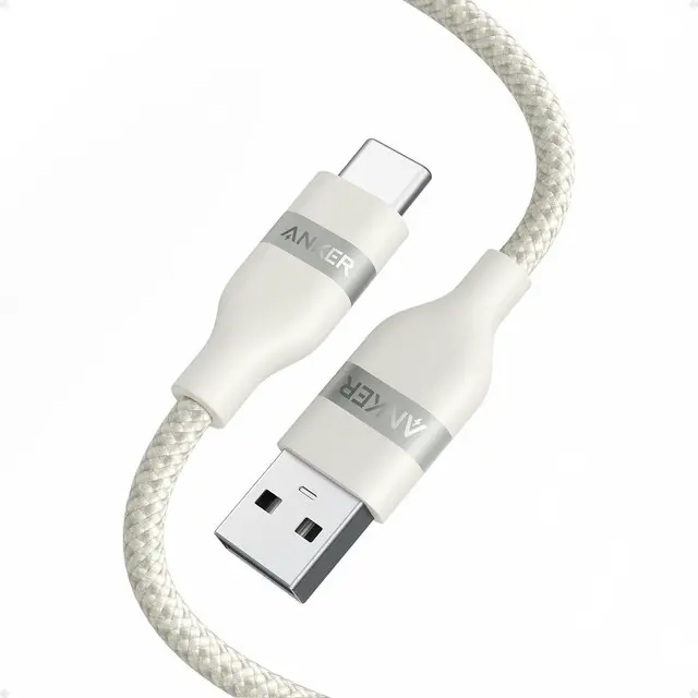 Main image of Car Carplay Cable for iPhone 17 16 Pro Max Plus, Upcycled Braided USB A to USB C Car Charger Cord for Samsung Note20 and More (3FT,White)