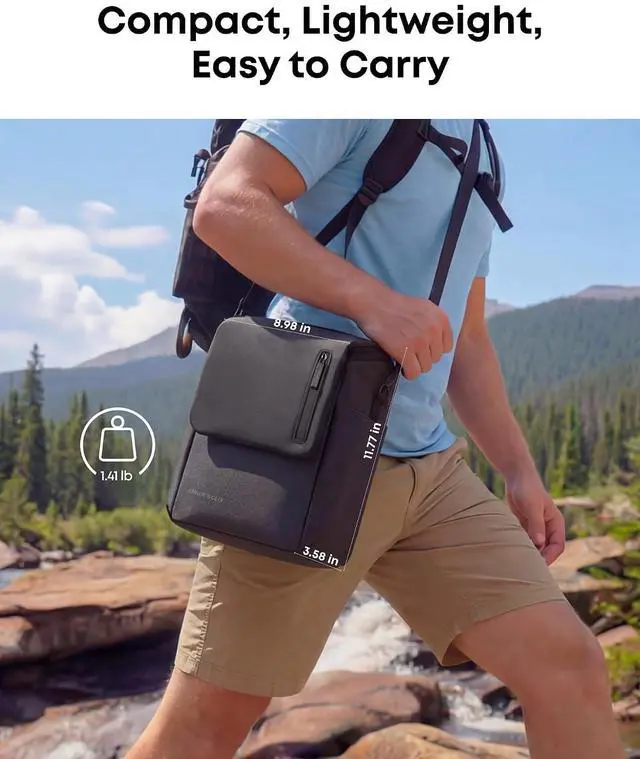 Alt view image 3 of 4 - Anker SOLIX C300/C200 Series Protective Bag, Durable Carrying Case for C300/C200 Portable Power Station, with Adjustable Shoulder Strap, Travel-Ready Protection