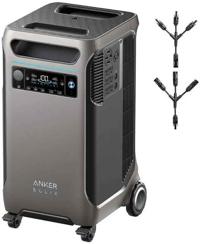 Main image of SOLIX F3800 Portable Power Station, 3840Wh, LiFePO4 Batteries, Ultra-High 6000W AC Output with 120V/240V, Solar Generator for Home Backup, RVs, Emergencies, Power Outages, and Outdoor Camping