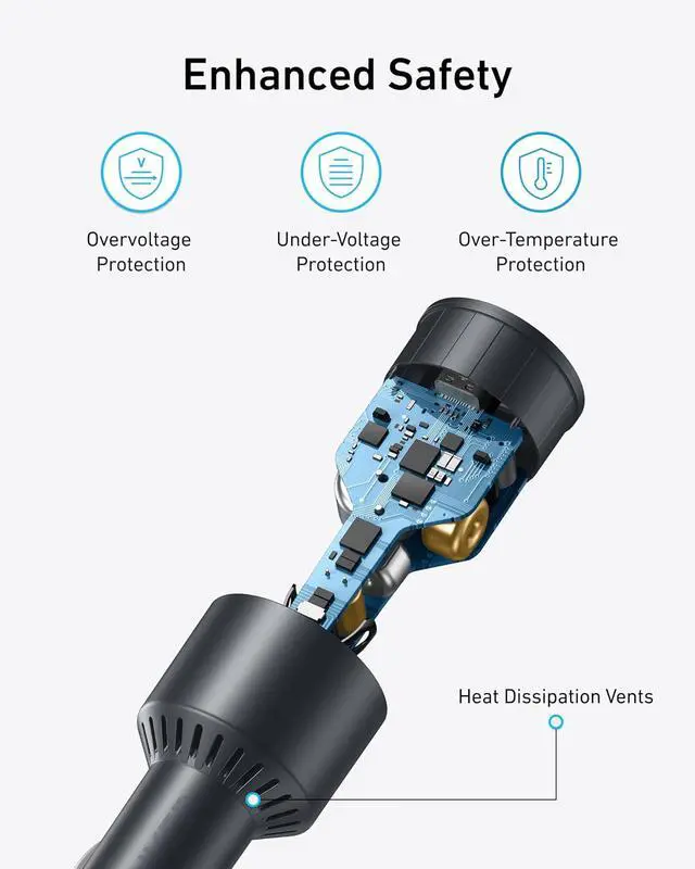 Alt view image 5 of 7 - iPhone 17 USB-C Car Charger, 167.5W Max 3-Port Ultra-Compact Type-C Fast Car Charger for MacBook Pro/Air, iPhone 17/16/15 Series, Samsung S25/S26, iPad Pro, AirPods and More