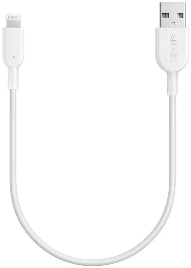 Main image of Anker iPhone Cable, Powerline II Lightning Cable, Probably The World's Most Durable Cable, MFi Certified for iPhone Xs/XS Max/XR/X / 8/8 Plus / 7/7 Plus / 6/6 Plus / 5S (White)