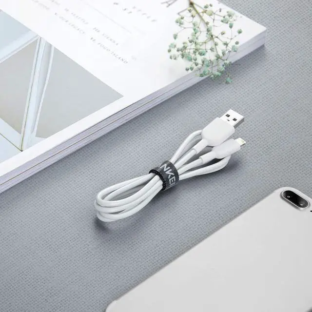 Alt view image 6 of 6 - Powerline II Lightning Cable,Apple MFi Certified,USB Charging/Sync Lightning Cord Compatible with iPhone 11 Series/SE/Xs/XR,and More(3FT,White)