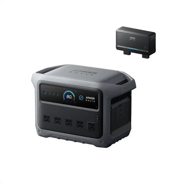 Main image of SOLIX C1000 Gen 2 Portable Power Station with Alternator Charger, 2,000W (Peak 3,000W) Solar Generator, Full Charge in 49 Min, 1,024Wh LiFePO4 Battery for Home Backup, Power Outages, and Camping