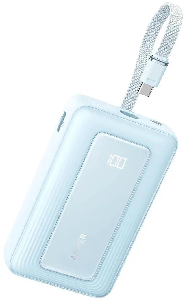 Main image of Zolo Power Bank, 20,000mAh 45W Max Fast Portable Charger with Built-in USB-C Cable, USB C&A, 40W Battery Pack for iPhone 17 Series, MacBook, Samsung, and More (Charger Not Included)