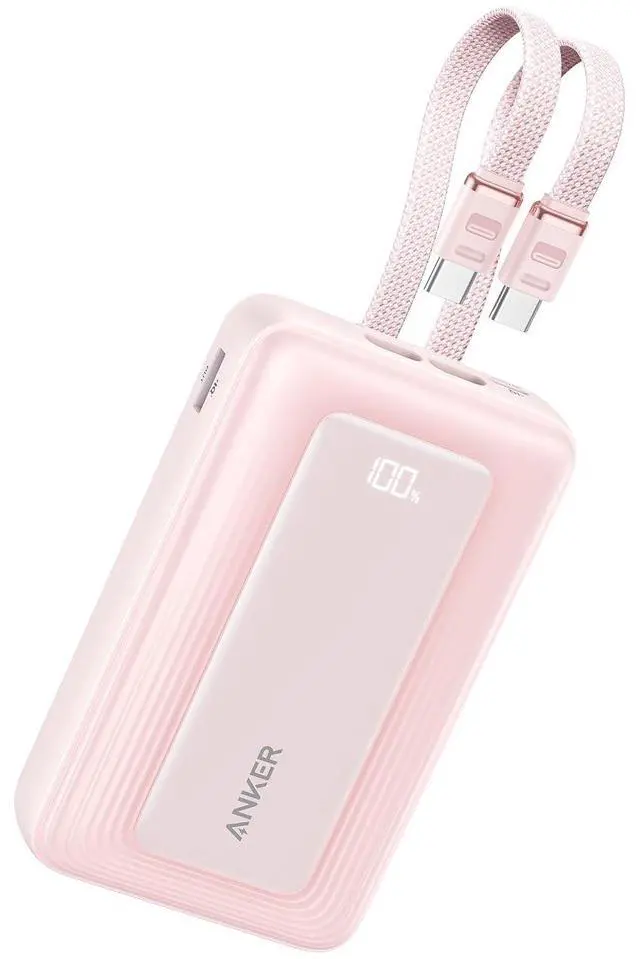 Main image of Zolo Power Bank (2025 Upgraded Version), 45W Max Fast Charging, 20,000mAh Battery Pack, Dual Built-in USB-C Cables, USB-C&A Port, for iPhone 17/16 Series, Galaxy, MacBook, and More