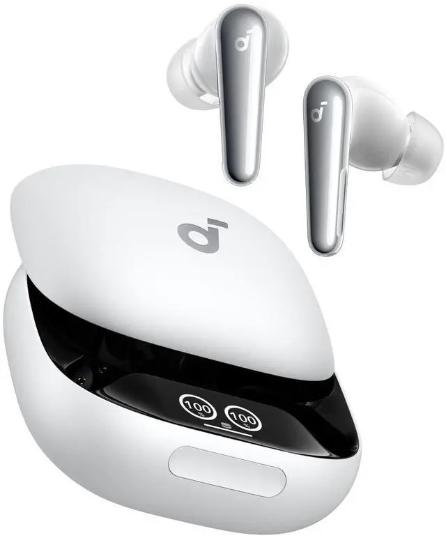 Main image of Soundcore Liberty 4 Pro by Anker, Noise Cancelling Wireless Earbuds, 7-Sensor and Real-Time Adaptive Noise Cancelling, 2× Faster Charging, Studio-Level Hi-Fi Music, Clear Calls with 6 Mics and AI