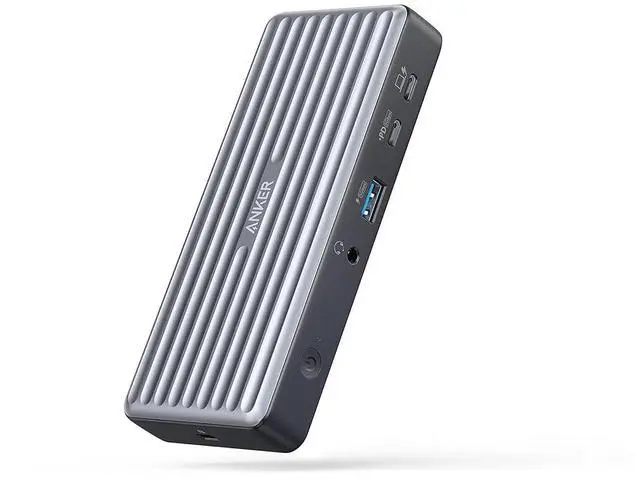Main image of USB C Docking Station, PowerExpand 9-in-1 USB-C PD Dock, 60W Charging for Laptop, 20W Power Delivery Charging, 4K HDMI and DisplayPort, USB3.0&USB2.0 Data, Gigabit Ethernet, 3.5 mm Audio