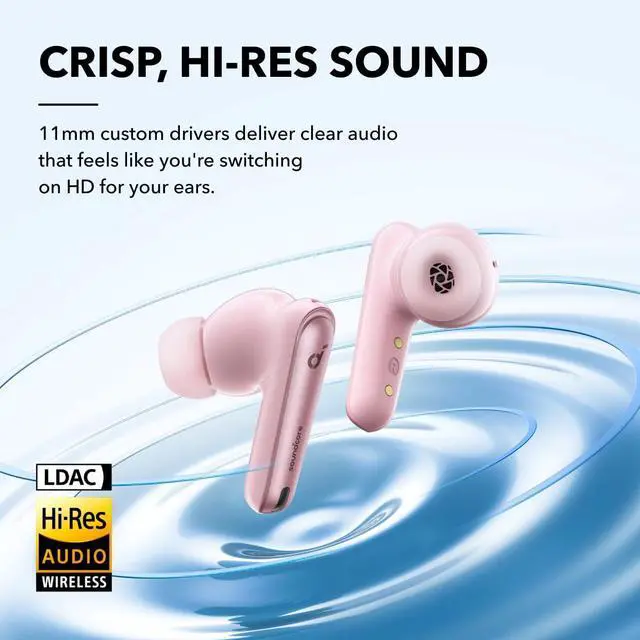Alt view image 4 of 7 - Soundcore by Anker Liberty 4 NC Wireless Earbuds, 98.5% Noise Reduction, Adaptive Noise Cancelling to Ears and Environment, Hi-Res Sound, 50H Battery, Wireless Charging, Bluetooth 5.3