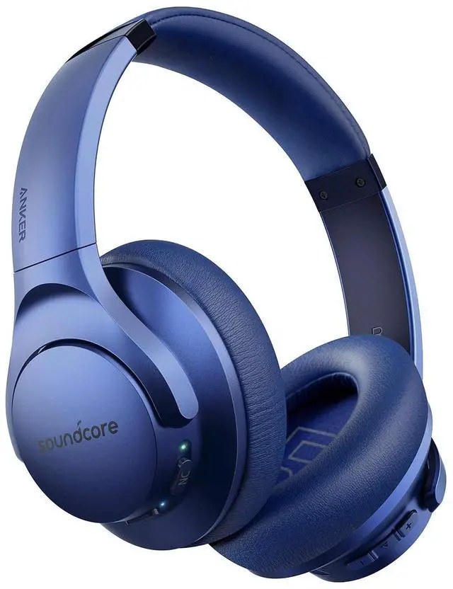 Main image of Anker Life Q20 Hybrid Active Noise Cancelling Headphones, Wireless Over Ear Bluetooth Headphones, 60H Playtime, Hi-Res Audio, Deep Bass, Foam Ear Cups, Travel, Office, USB-C Charging