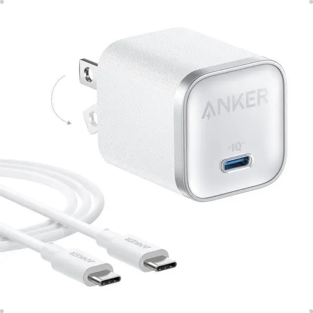 Main image of iPhone Charger Fast Charging, 45W Type C Charger with 6 FT Fast Charging Cable, Compact and Foldable Plug USB C Charger Block for iPhone 17 Series, MacBook, Pixel 9, iPad and More