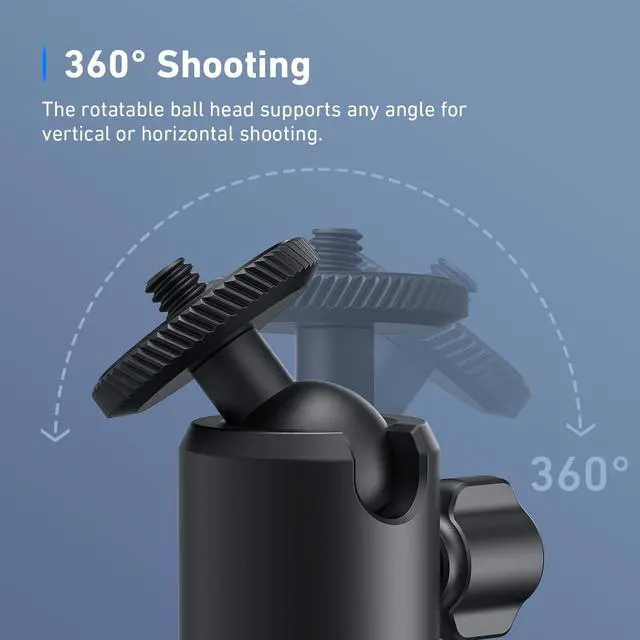 Alt view image 4 of 7 - Mini Tripod By Anker, Stand for Webcam, Small Flexible Tripod
