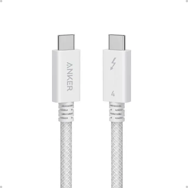 Main image of Prime Thunderbolt 4 Cable, 3.3 ft USB C to USB C Cable, 240W Charging, 40Gbps Data Transfer, Supports 8K/4K Displays, for iPhone 16 Series, MacBook Air, iPad, Samsung (Thunderbolt 4-Certified)