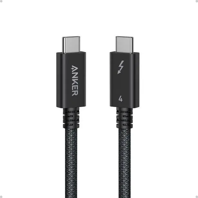 Main image of Prime Thunderbolt 4 Cable, 3.3 ft USB C to USB C Cable, 240W Charging, 40Gbps Data Transfer, Supports 8K/4K Displays, for iPhone 16 Series, MacBook Air, iPad, Samsung (Thunderbolt 4-Certified)