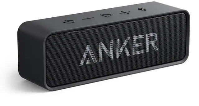 Main image of Soundcore Upgraded Bluetooth Speaker with IPX5 Waterproof, Stereo Sound, 24H Playtime, Portable Wireless Speaker for iPhone, Samsung and More (Black)