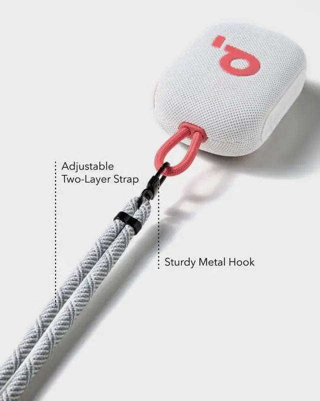 Alt view image 3 of 7 - Phone lanyard for Neck or Shoulder, Adjustable Cell phone Strap Compatible with Car Keys and Keychains, Lanyard for Select 4 Go Speaker (Gray)