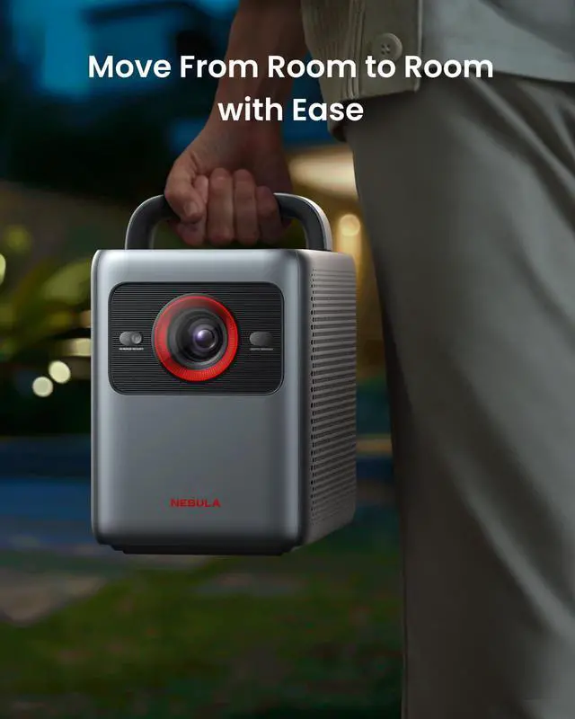 Alt view image 5 of 7 - NEBULA Cosmos 4K SE Smart Projector, Nebulamaster, High-Brightness with Dolby Vision, 200" Screen, 1800 ANSI Lumens, HybridBeam, Enhanced Image Quality, GTV, Portable, for Gaming, Home, and Office Use