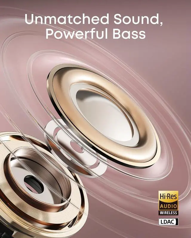 Alt view image 5 of 7 - Soundcore AeroClip by Anker, Open-Ear Earbuds, Clip-On Headphones, Adaptive Comfort, Clear Calls with 4 Mics and AI, Stable Fit, 12mm Drivers for Powerful Bass, Hi-Res, Open-Ring Design