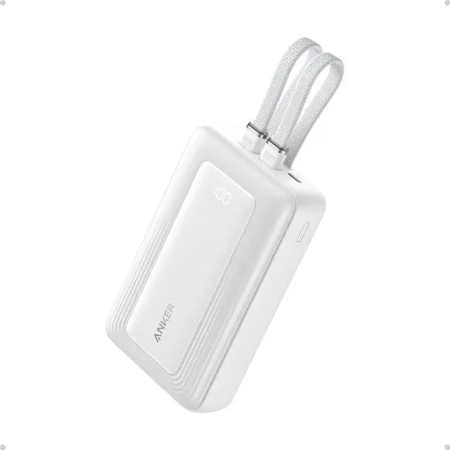 Main image of Power Bank, 20,000mAh 30W Max Fast Portable Charger with Built-in USB-C and MFi Certified Lightning Cables, USB-C&A, Battery Pack for iPhone 17/16/15/14 Series, MacBook, Galaxy