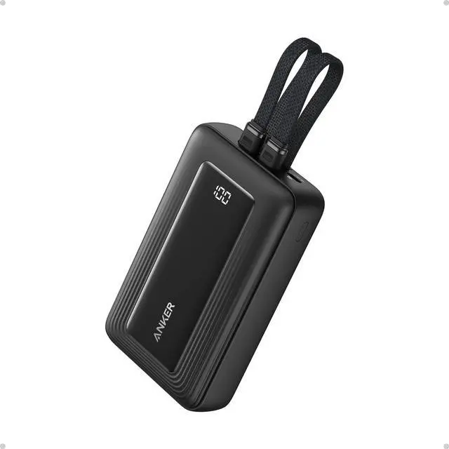 Main image of Power Bank, 20,000mAh 30W Max Fast Portable Charger with Built-in USB-C and MFi Certified Lightning Cables, USB-C&A, Battery Pack for iPhone 17/16/15/14 Series, MacBook, Galaxy