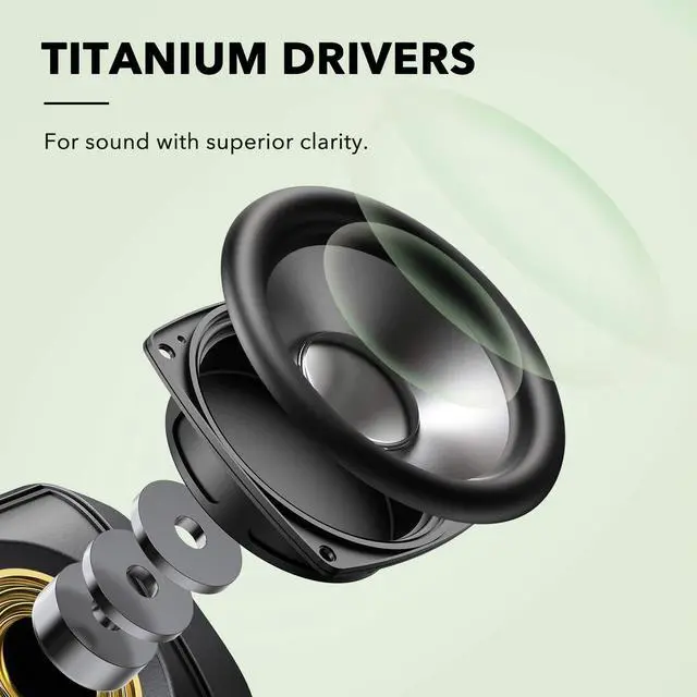 Alt view image 3 of 7 - Soundcore Anker Motion Boom, Portable Bluetooth Speaker, IPX7, BassUp | 24H Playtime, App, Built-in Handle, Outdoor Speaker for Camping, Pool, Beach, Backyard
