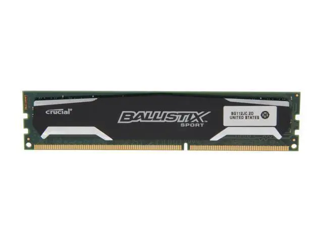Alt view image 2 of 4 - Ballistix Sport 4GB DDR3 1600 (PC3 12800) Desktop Memory Model BLS4G3D1609DS1S00